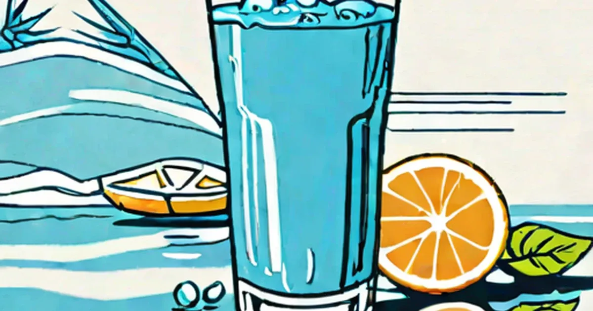 Blue Lagoon Drink