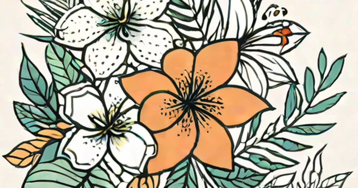 Exotic Flower Tattoos