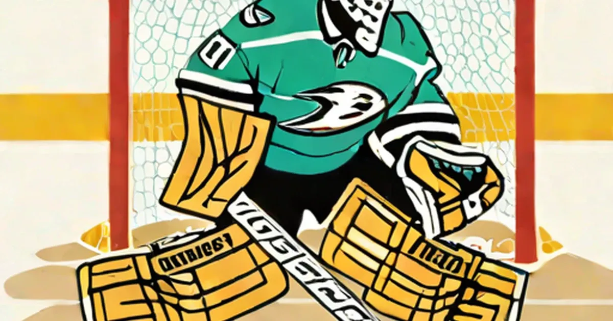 Jean Sebastian Giguere -- Ducks mighty goalie