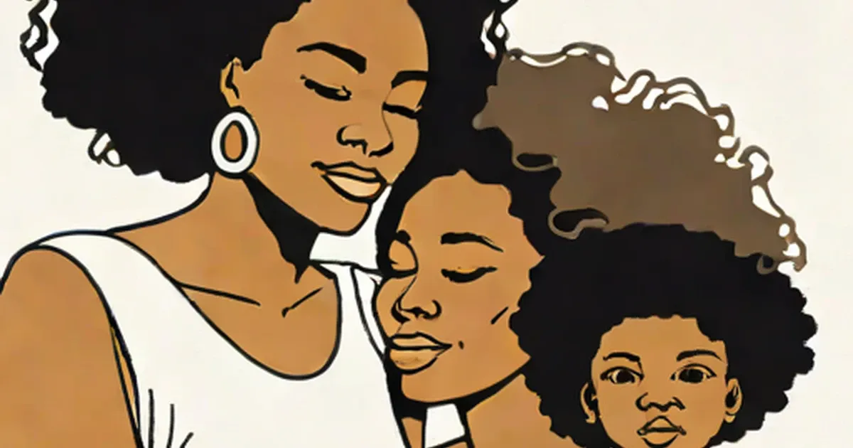 The black woman – with white parents